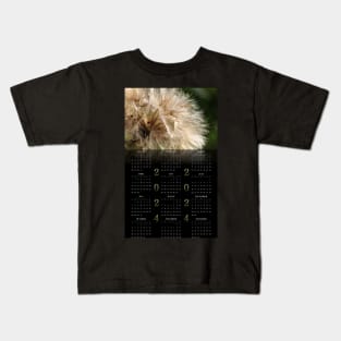 Goat's Beard • 2024 Year-at-a-glance Calendar Kids T-Shirt